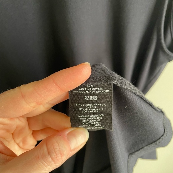 Theory Twist-Front Dress - Night Sky Navy - Size Medium - Picture 14 of 14